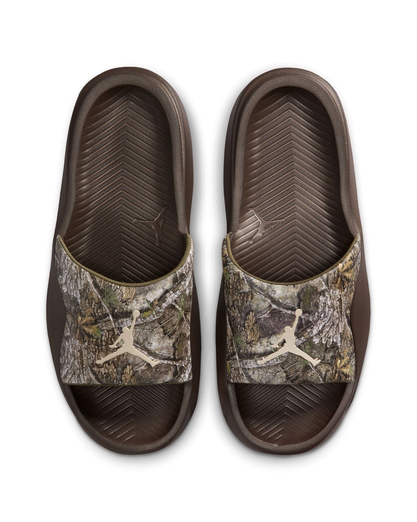 Jordan Franchise Slide - Medium Olive / LT Orewood Brown - -