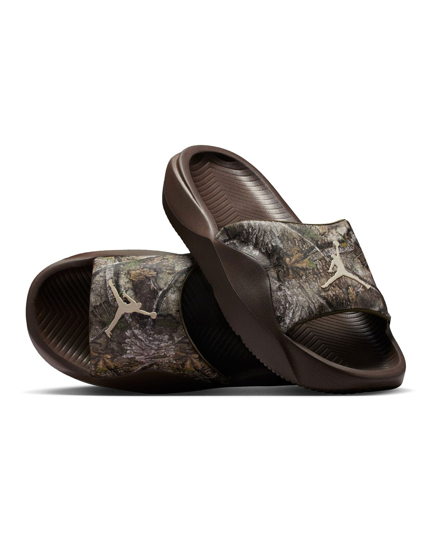 Jordan Franchise Slide - Medium Olive / LT Orewood Brown - -