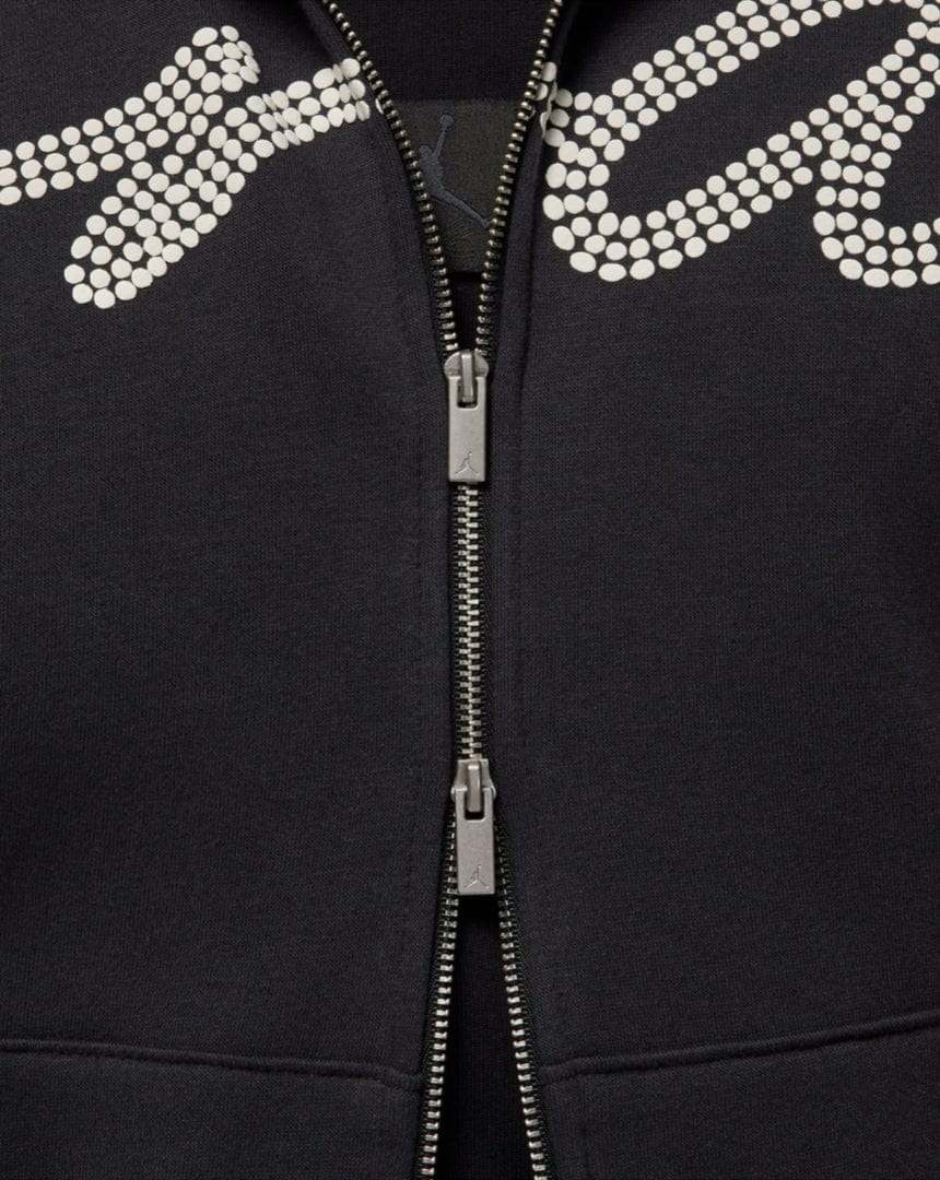 Jordan Full-Zip Fleece Hoodie - Off Noir / Sail - -