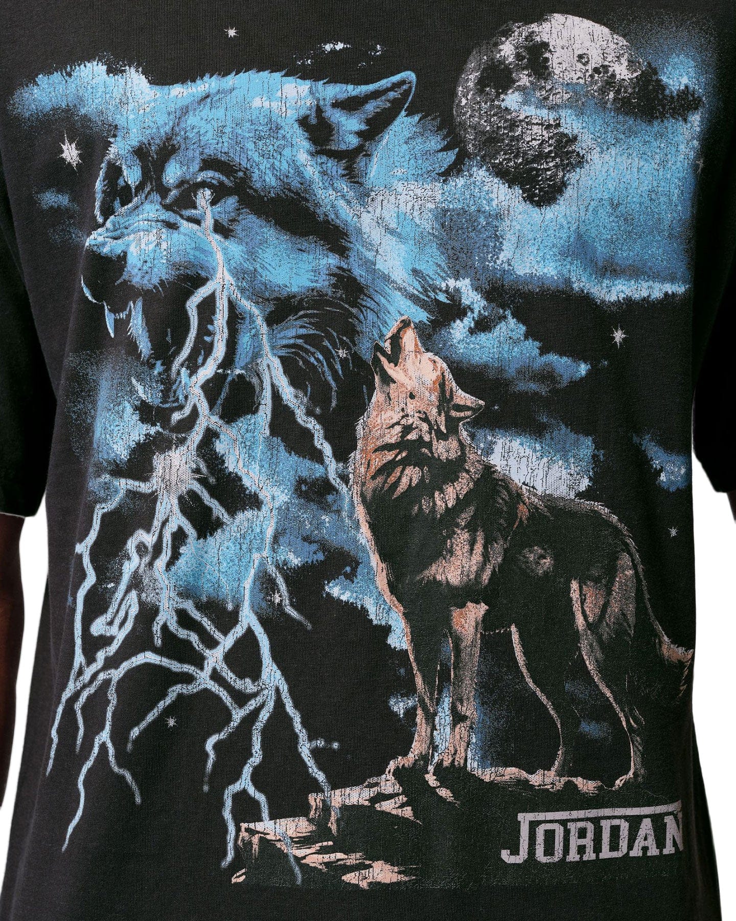 Jordan NC Howl Graphics SS Tee - Black - -