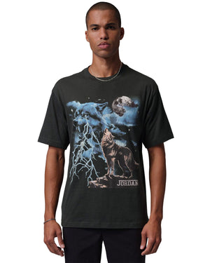 Jordan NC Howl Graphics SS Tee - Black - -
