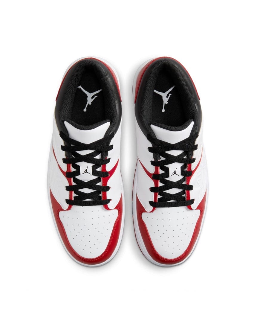 Jordan NU Retro 1 Low - Varsity Red / Black - White - -