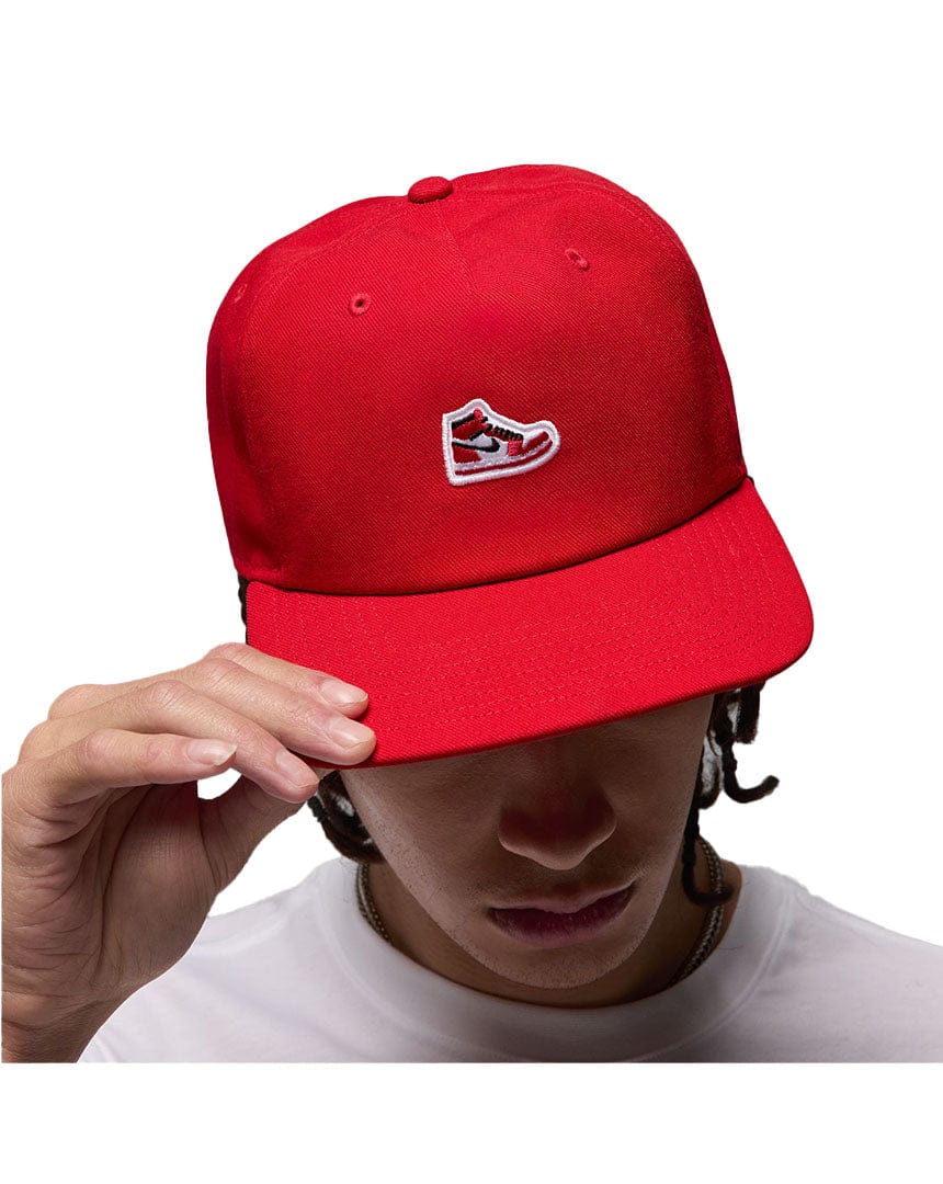 Jordan Pro Structured Sneaker Patch Hat - Gym Red - -