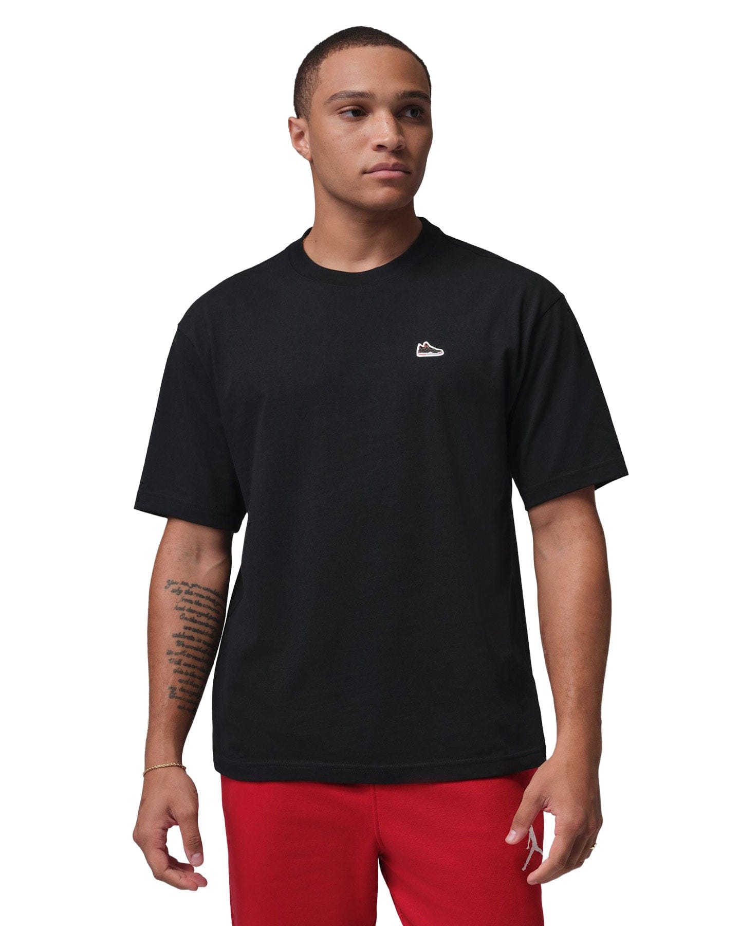 Jordan Sneaker Patch Tee - Black - -