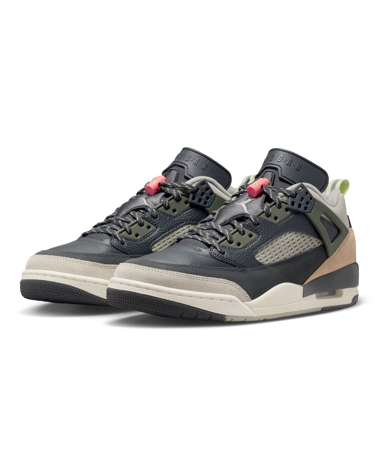 Jordan Spizike Low - Anthracite / Spruce Fog - Lt Wild Mango - -