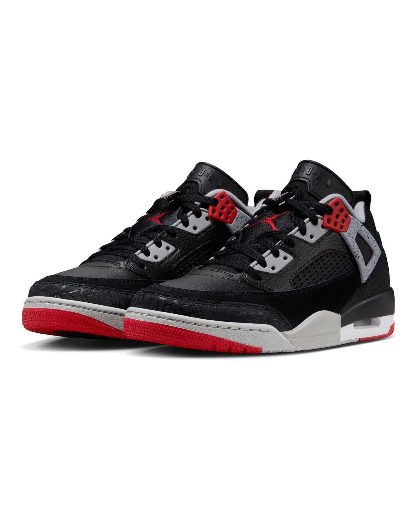 Jordan Spizike Low - Black / Gym Red - Wolf Grey - White - -
