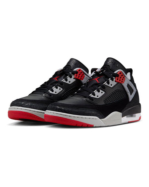Jordan Spizike Low - Black / Gym Red - Wolf Grey - White - -