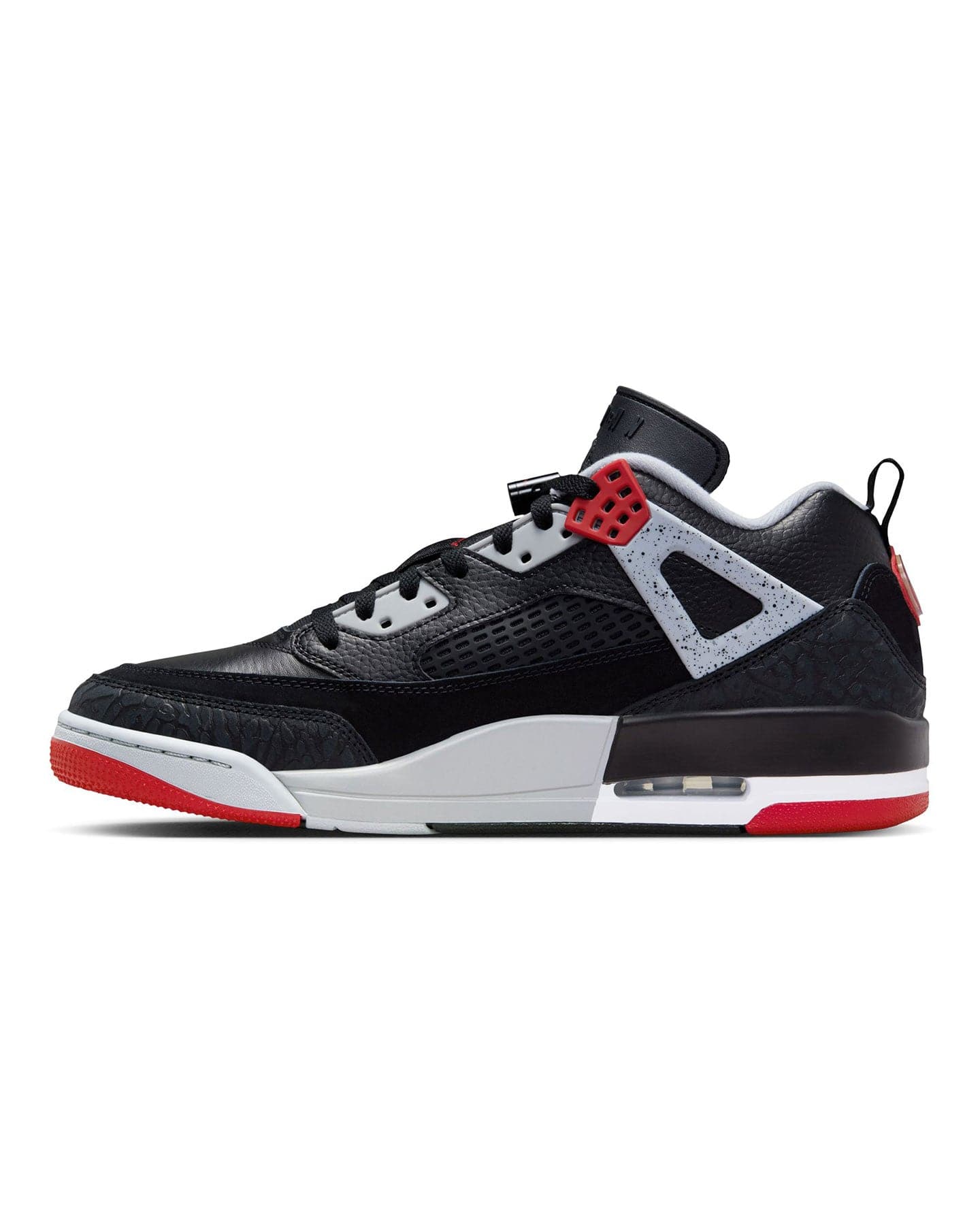 Jordan Spizike Low - Black / Gym Red - Wolf Grey - White - -