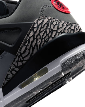 Jordan Spizike Low - Dark Grey / Infrared - Black - Cement Grey - -