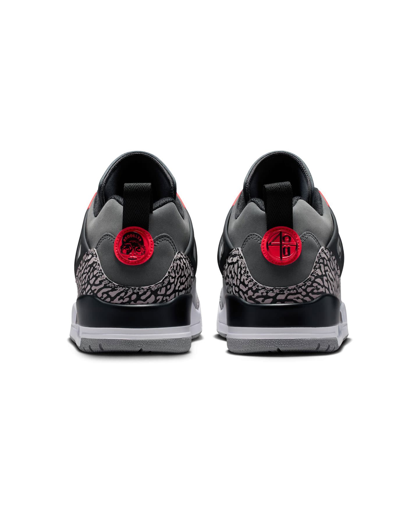 Jordan Spizike Low - Dark Grey / Infrared - Black - Cement Grey - -