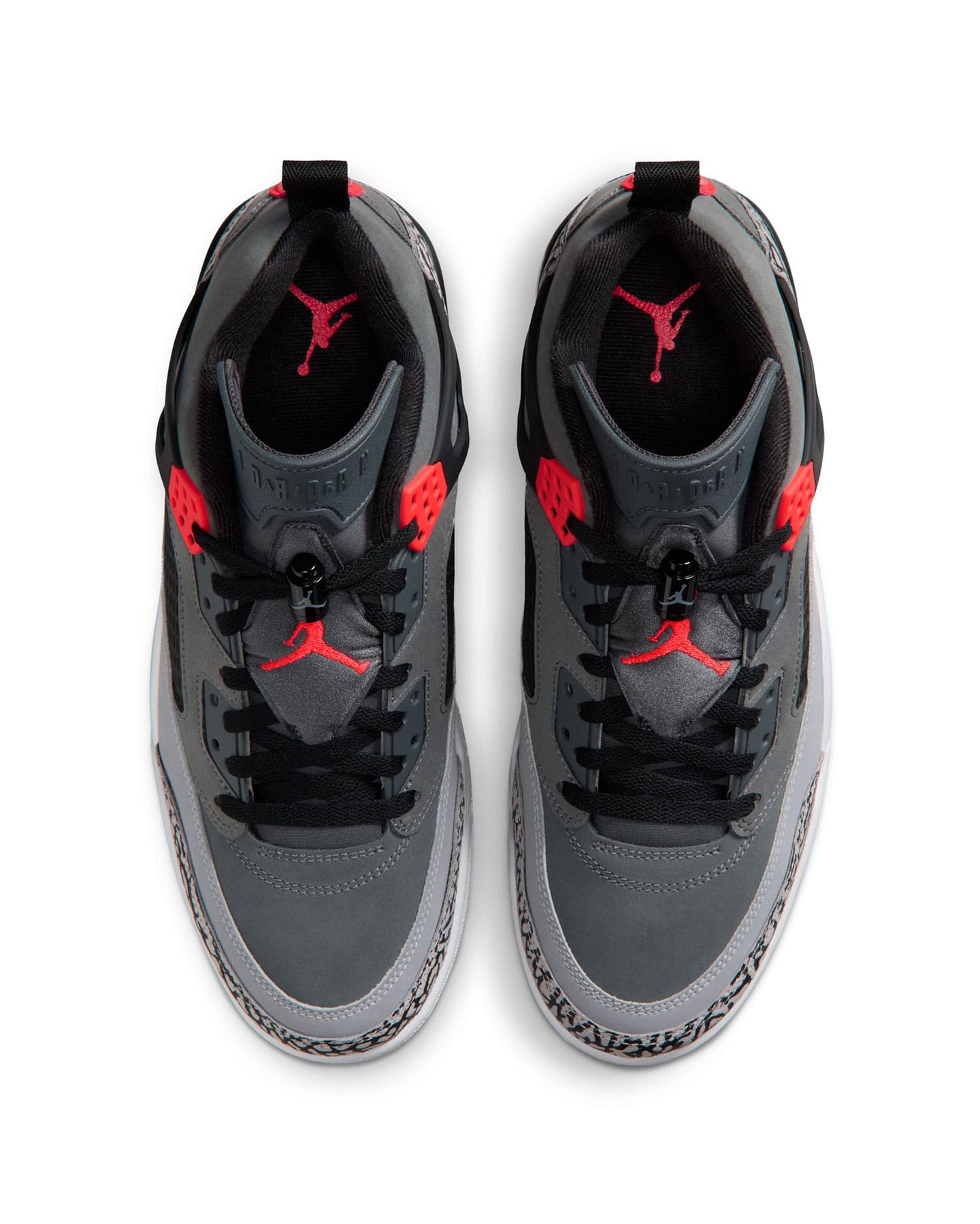 Jordan Spizike Low - Dark Grey / Infrared - Black - Cement Grey - -