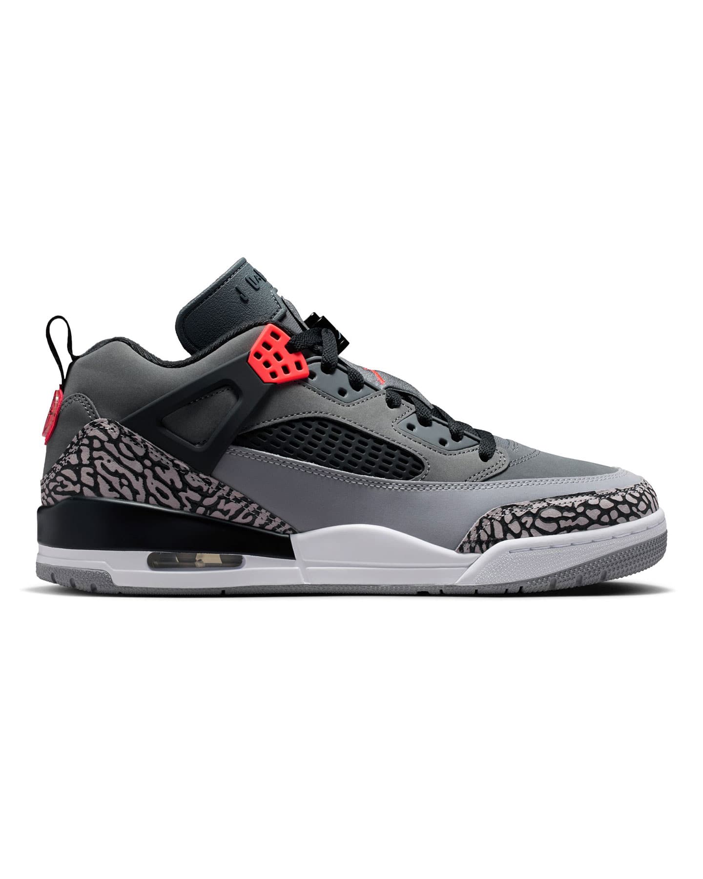 Jordan Spizike Low - Dark Grey / Infrared - Black - Cement Grey - -