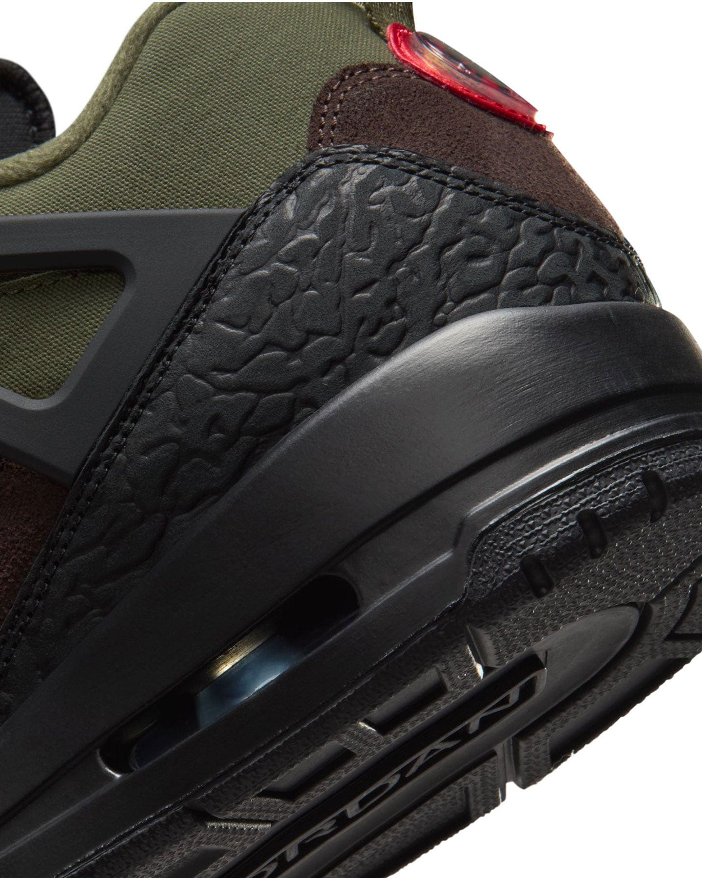 Jordan Spizike Low - Medium Olive / University Red - Black - -