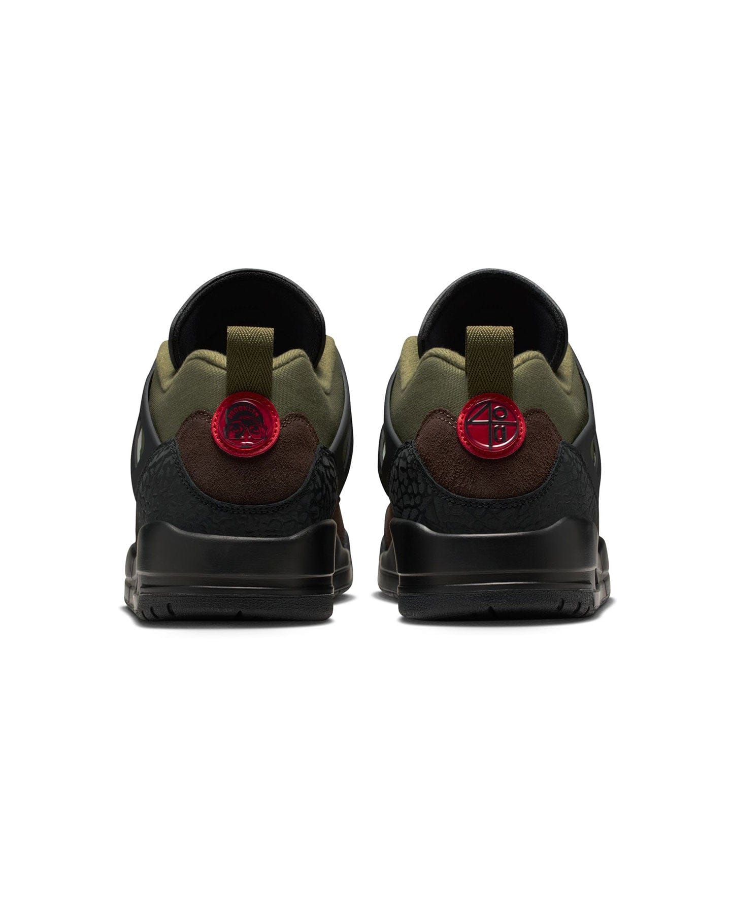 Jordan Spizike Low - Medium Olive / University Red - Black - -