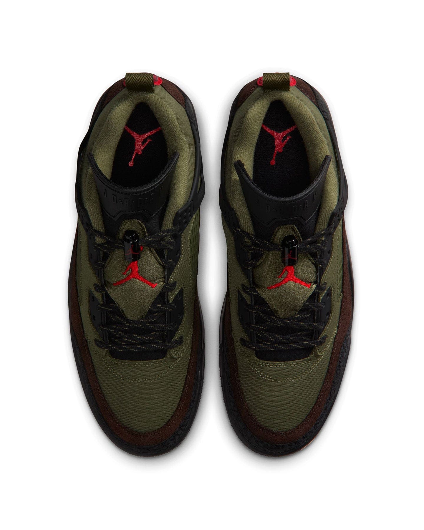 Jordan Spizike Low - Medium Olive / University Red - Black - -