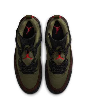 Jordan Spizike Low - Medium Olive / University Red - Black - -