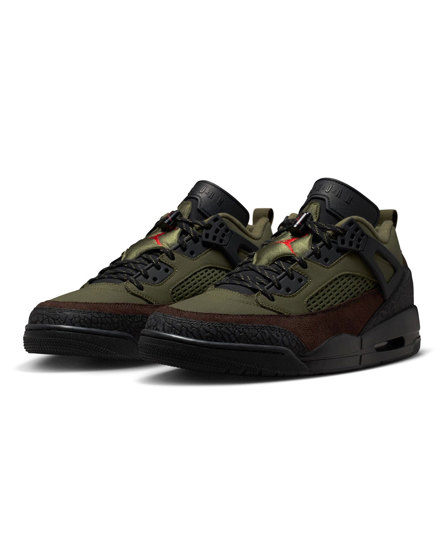 Jordan Spizike Low - Medium Olive / University Red - Black - -