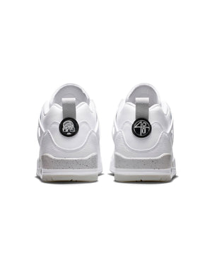 Jordan Spizike Low - White / Black - Grey Fog - Fire Red - -