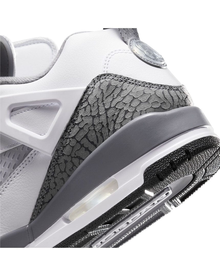 Jordan Spizike Low - White / Cool Grey / Wolf Grey - -