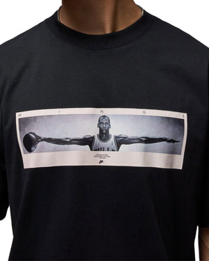 Jordan Wings Photo Tee - Black - -