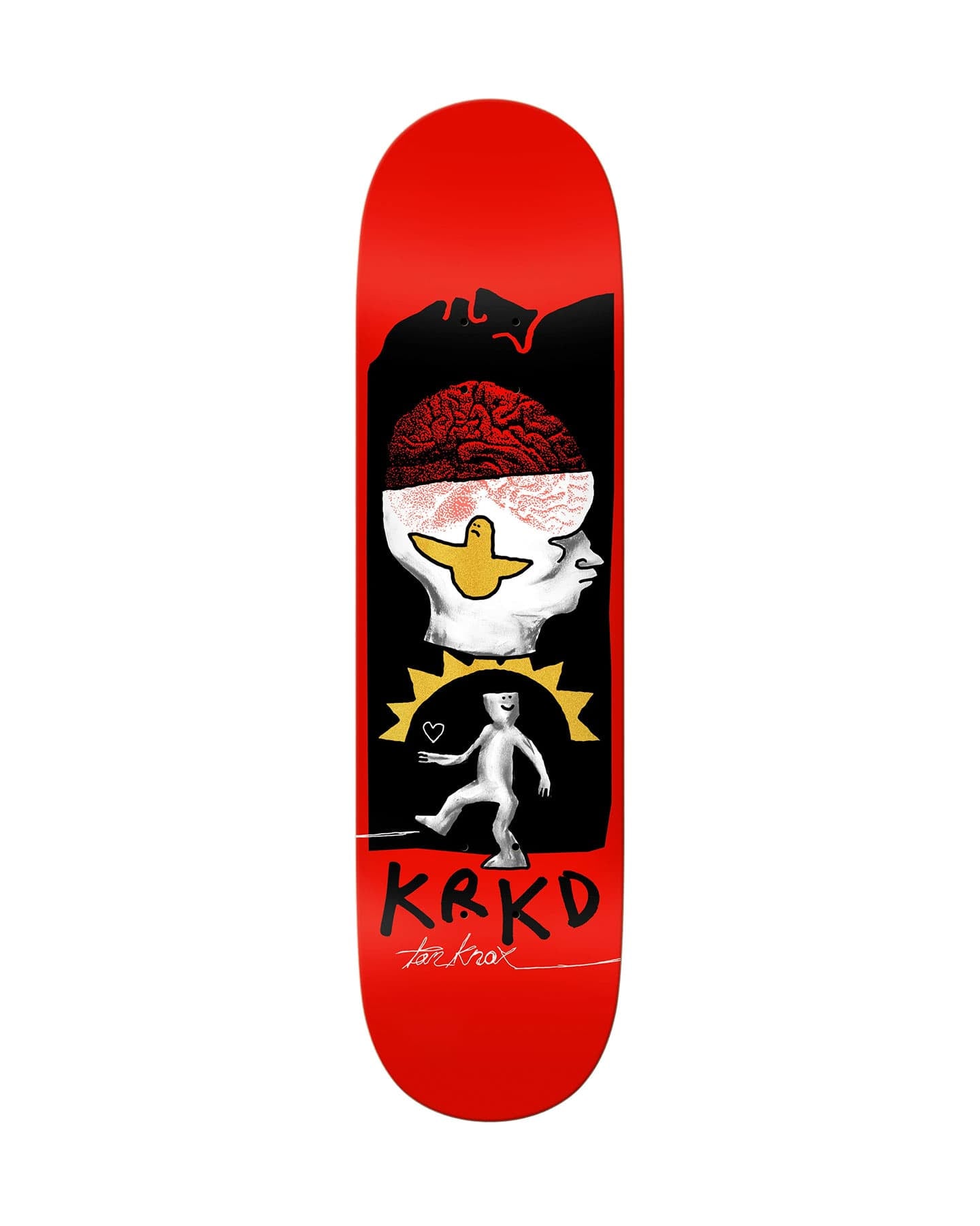 Krooked Knox Brain & Bird Deck - 8.5" - 100230065KN00 - 888560387058