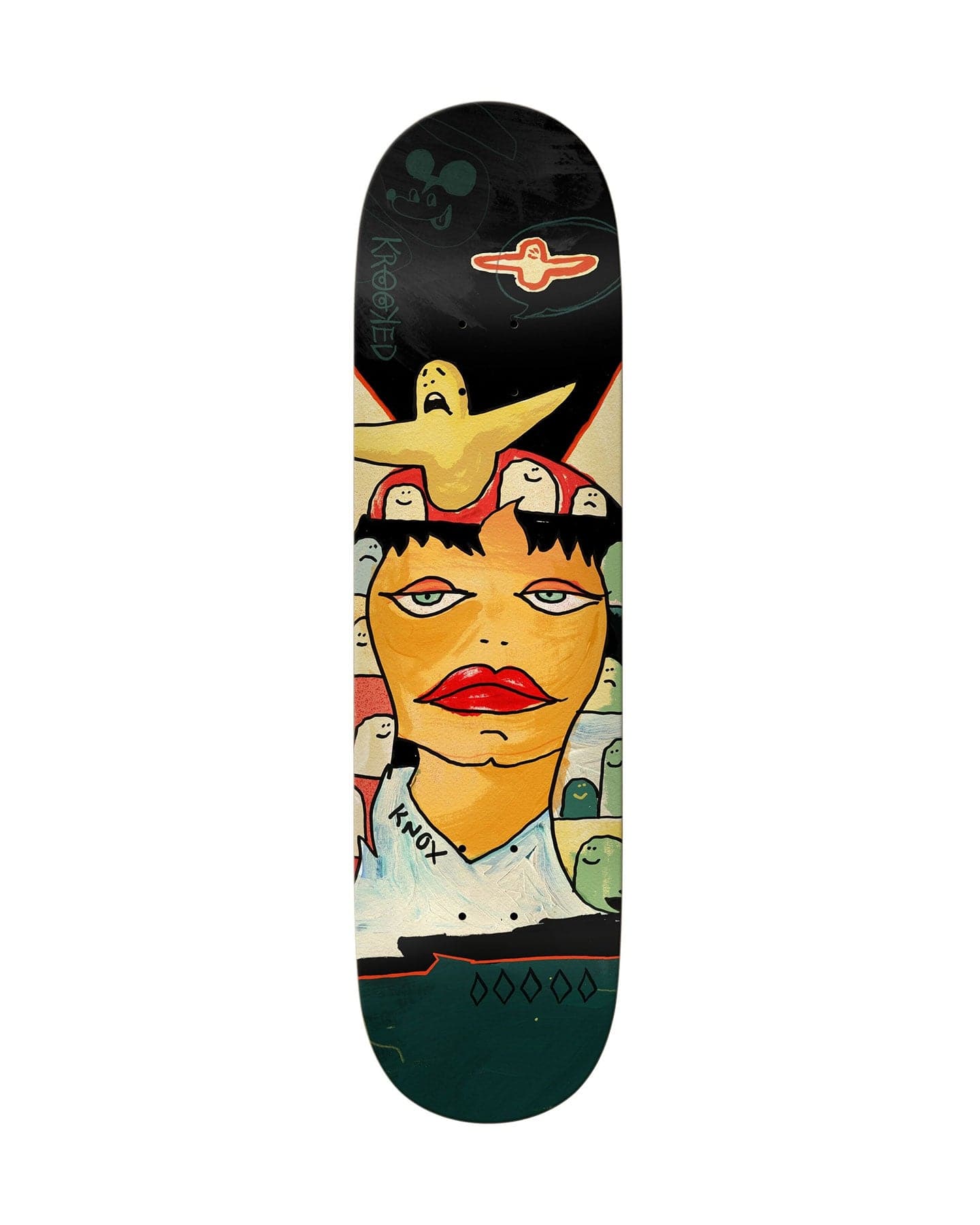 Krooked Knox Three Star Deck - 8.25" - 100230045KN00 - 888560374973