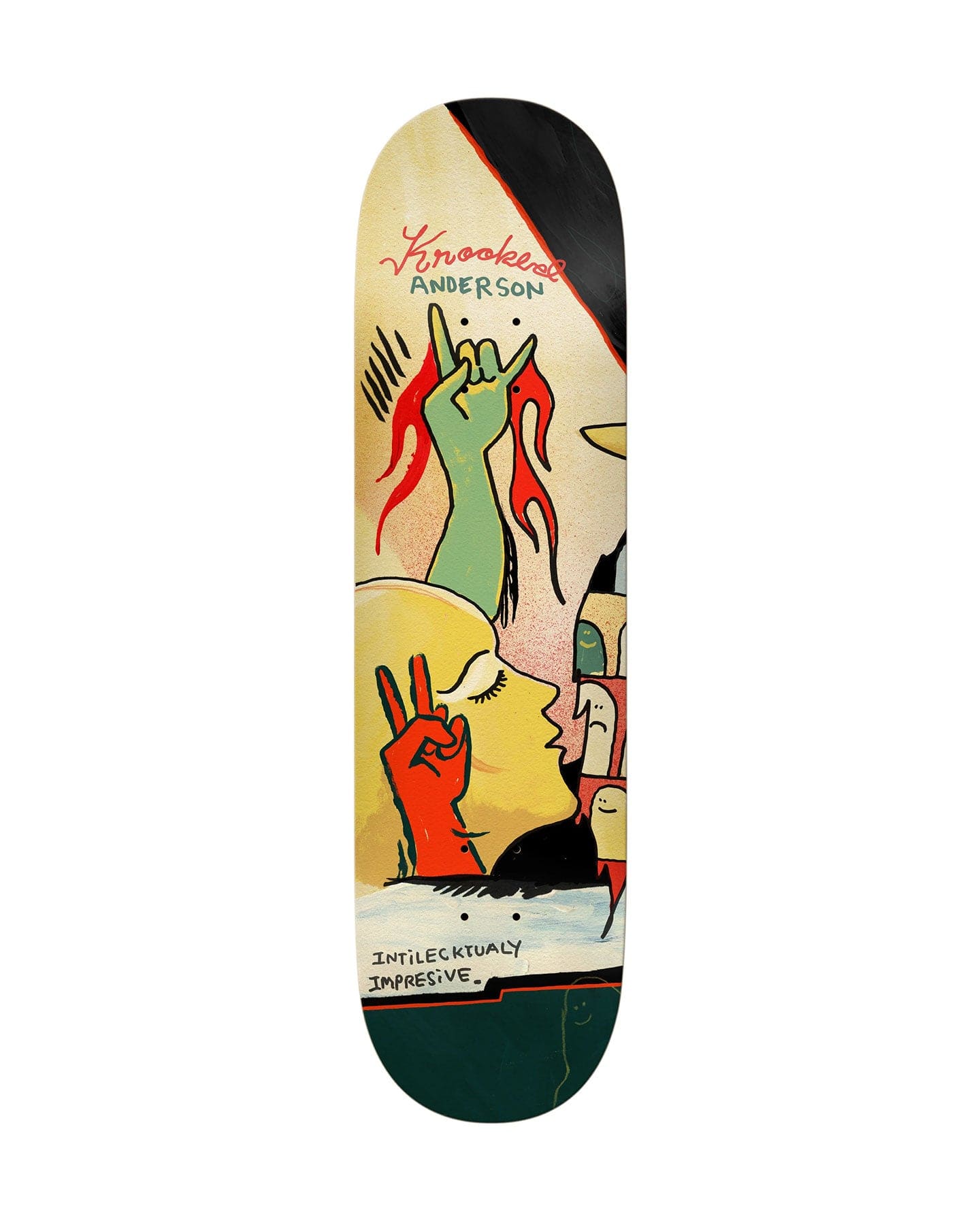 Krooked Manderson 3 Star Deck - 8.38" - 100230044MA00 - 888560374966