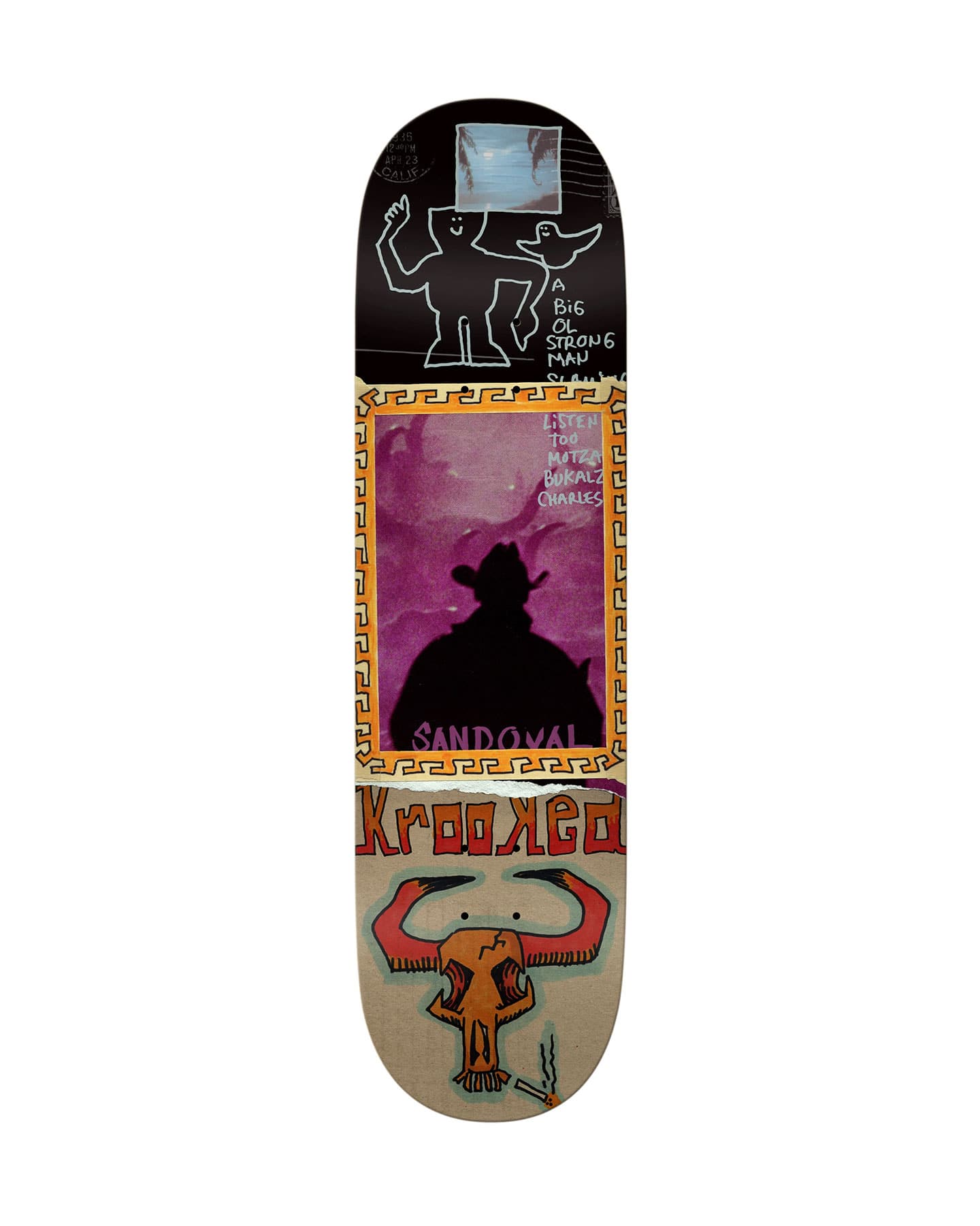 Krooked Sandoval Gunslinger Deck - 9.02" - 100230068SA00 - 888560387089