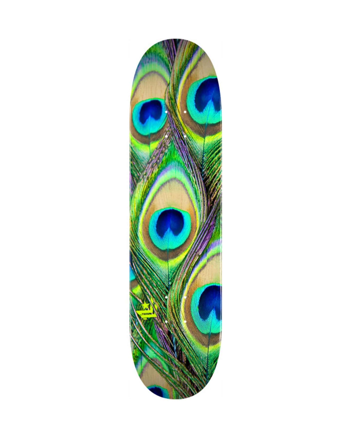 Mini Logo 18" Mini Peacock Feather Deck - DCMMML1911618PF - 842357158887