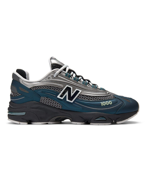 New Balance 1000 - Deep Ocean / Dark Silver Metallic / Mint Flash