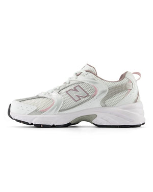 New Balance 530 - White / Silver Metallic / Ice Wine - -