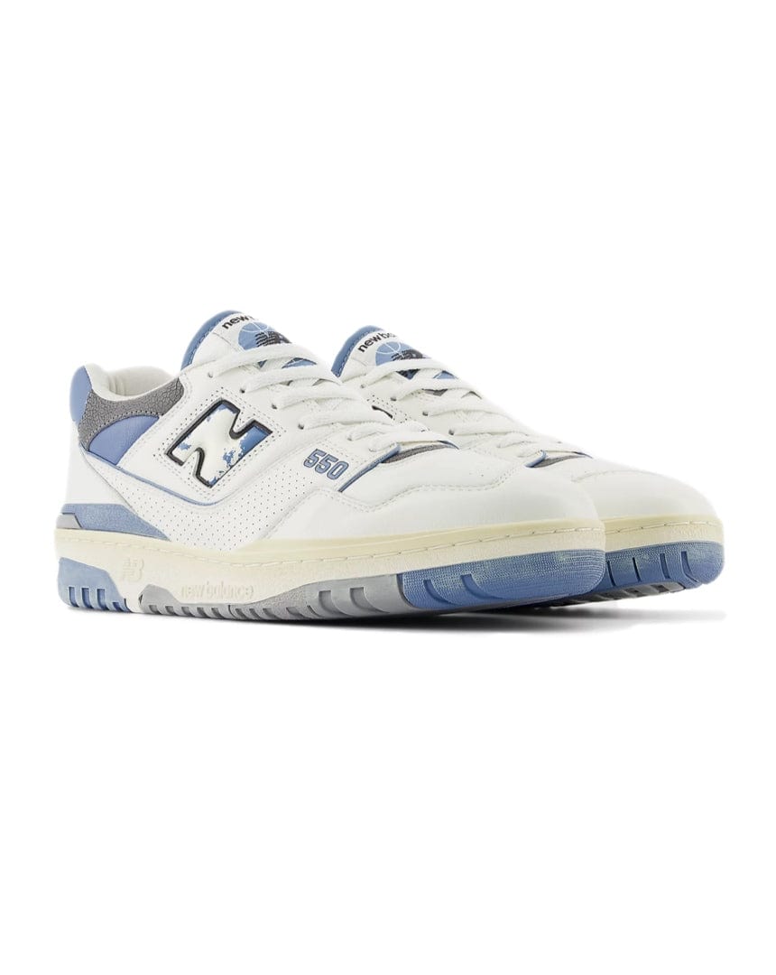 New Balance 550 - Sea Salt / Heron Blue - -