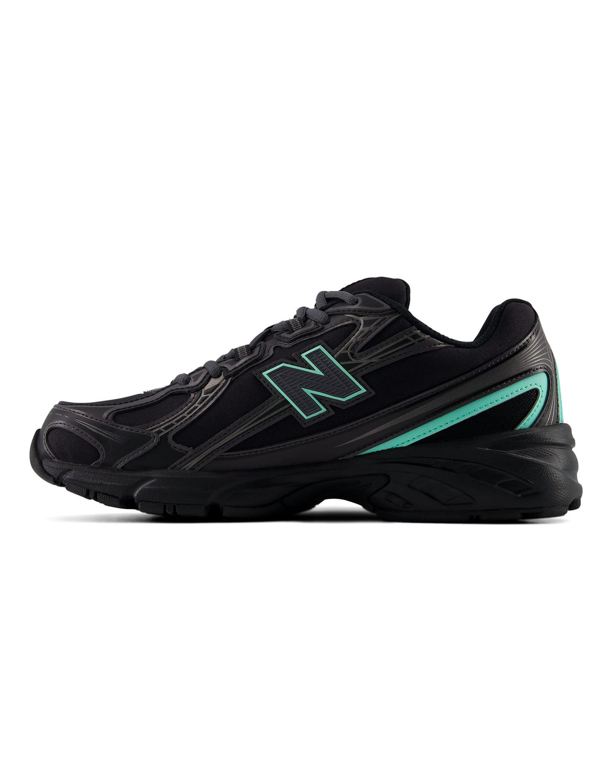 New Balance 740 - Black / Green - -