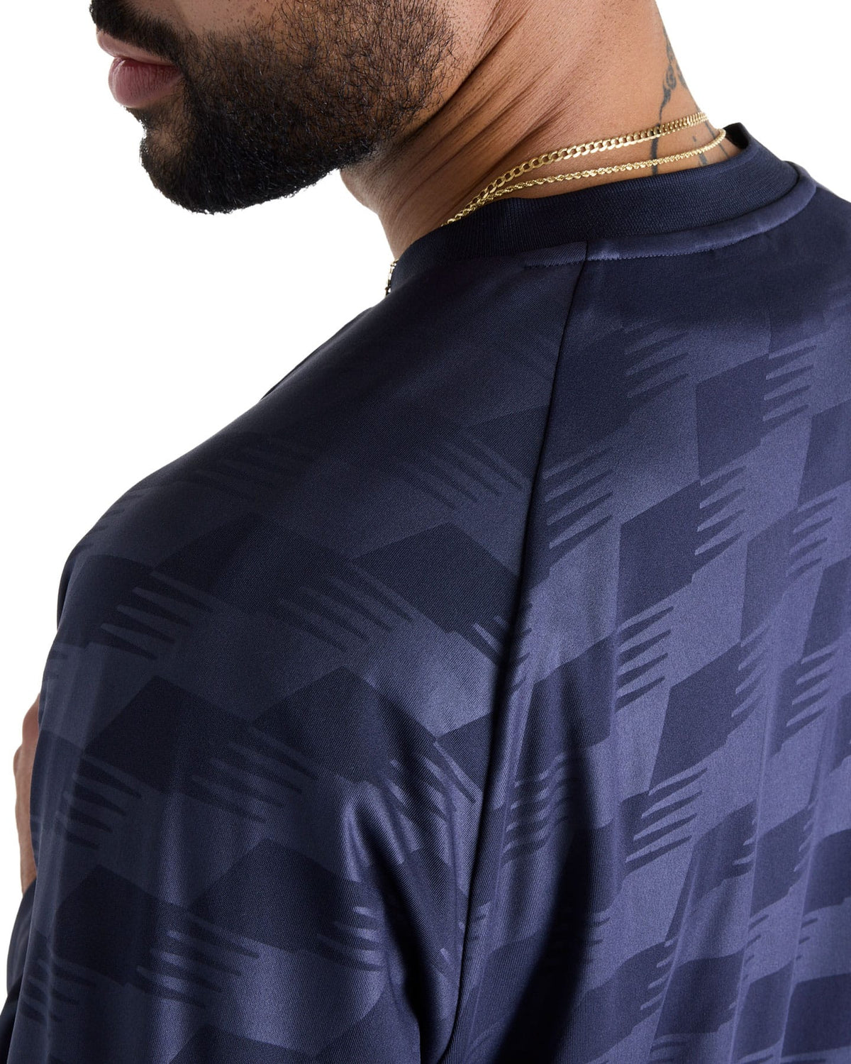 New Balance Jersey Long Sleeve - Dark Night - -