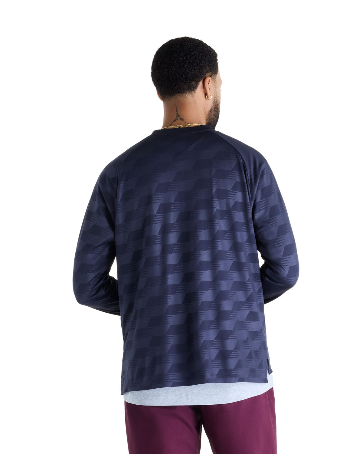 New Balance Jersey Long Sleeve - Dark Night - -