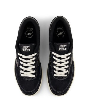 New Balance Numeric 440v2 Wide - Black / White - -