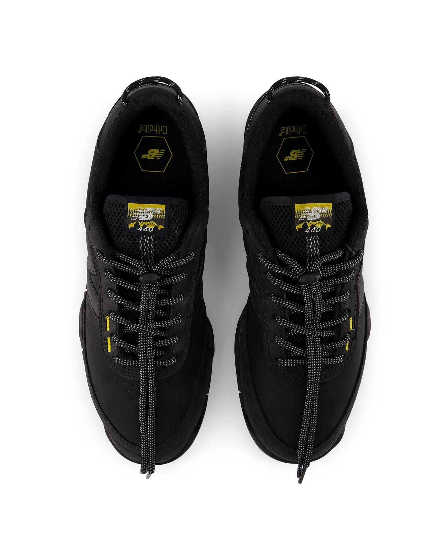 New Balance Numeric 440Wv2 - Black / Happy Yellow - -