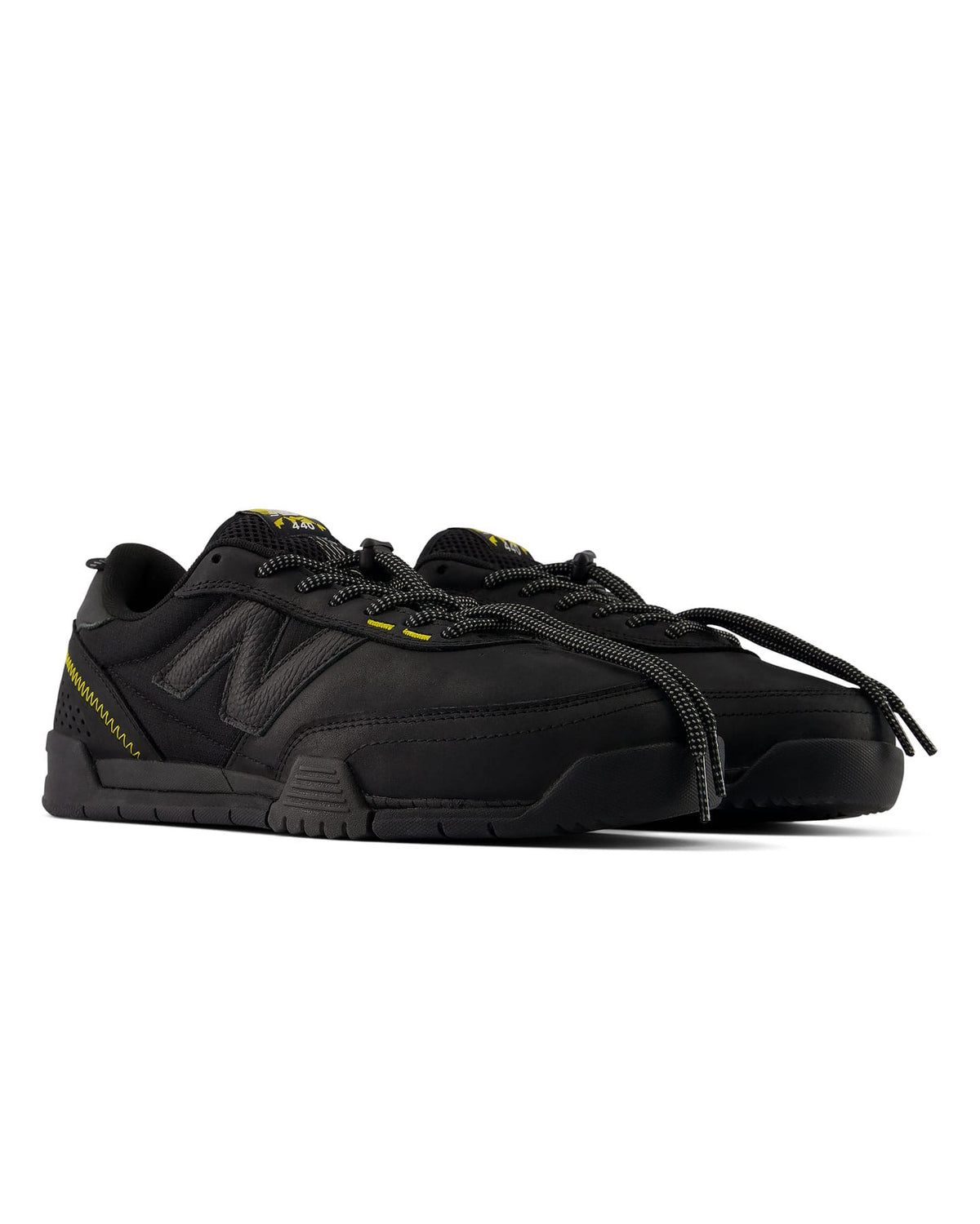 New Balance Numeric 440Wv2 - Black / Happy Yellow - -