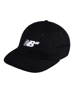 New Balance Numeric 6 Panel Hat - Black - LAH43007_BK - 197376748428