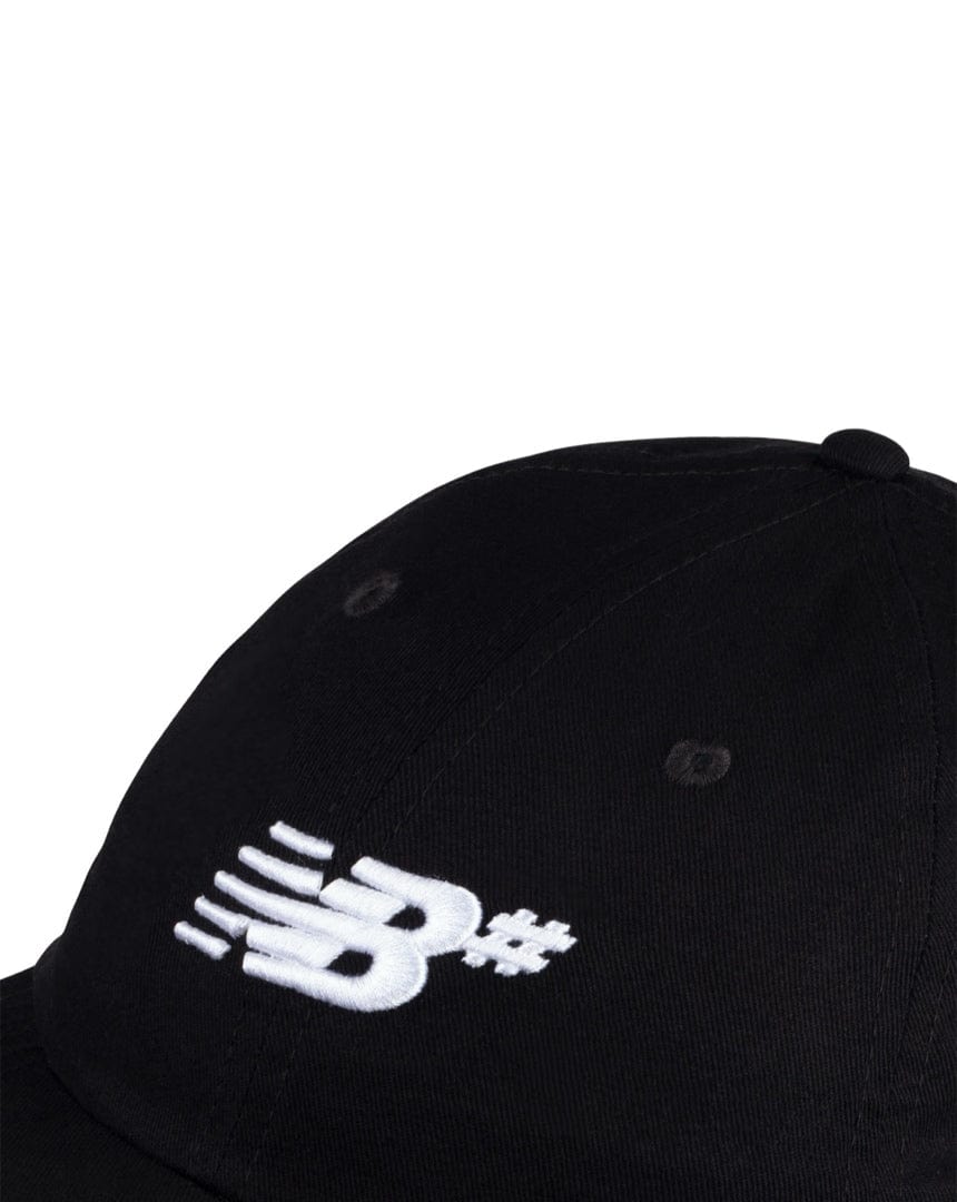 New Balance Numeric 6 Panel Hat - Black - LAH43007_BK - 197376748428