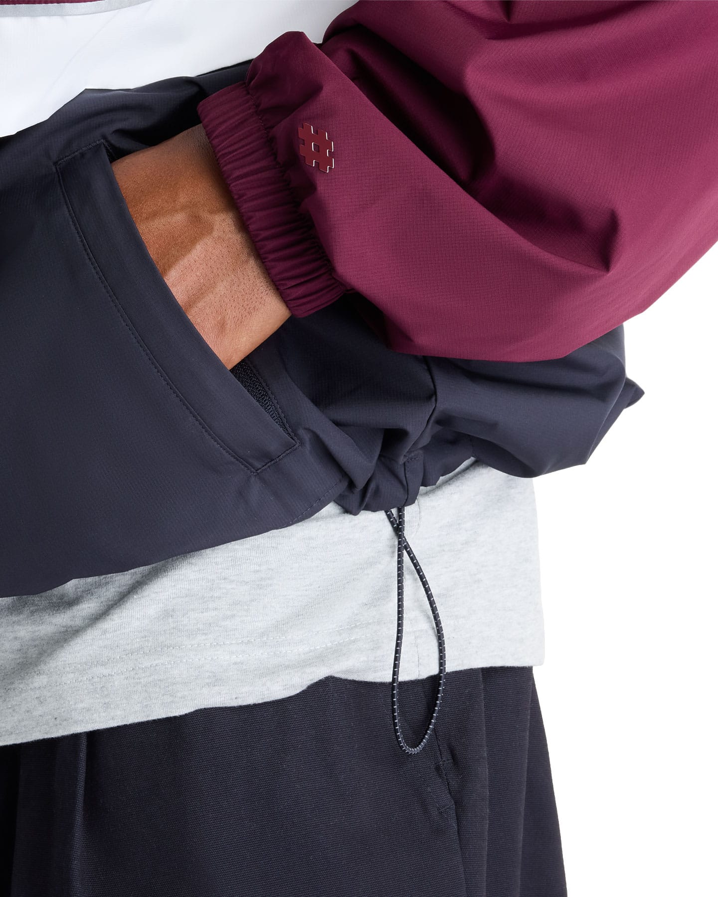 New Balance Numeric Archive Jacket - Mulled Wine / Dark Night - -