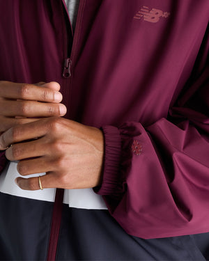 New Balance Numeric Archive Jacket - Mulled Wine / Dark Night - -