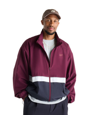 New Balance Numeric Archive Jacket - Mulled Wine / Dark Night - -