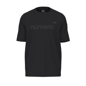 New Balance Numeric Athletic Cotton Short Sleeve Tee - Black - MT51955-BK - 197967325779