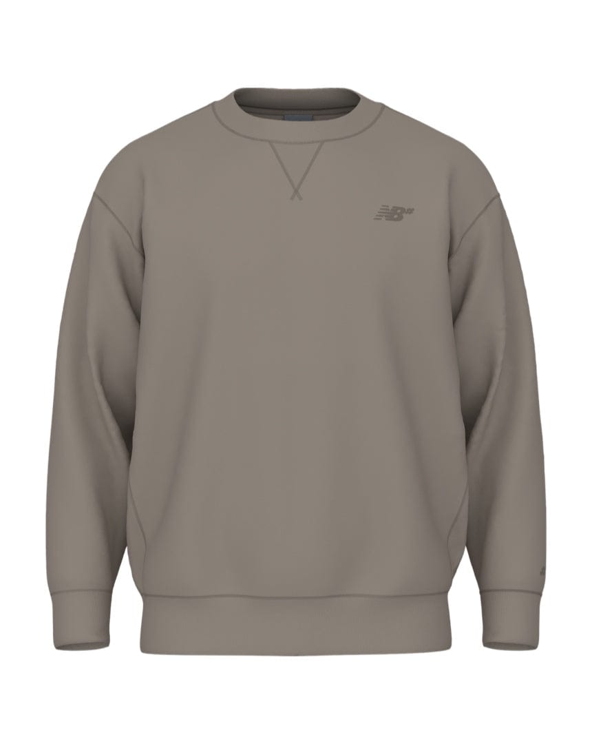 New Balance Numeric Athletic French Terry Crewneck - Arid Stone - MT51959_ADS - 197967326424