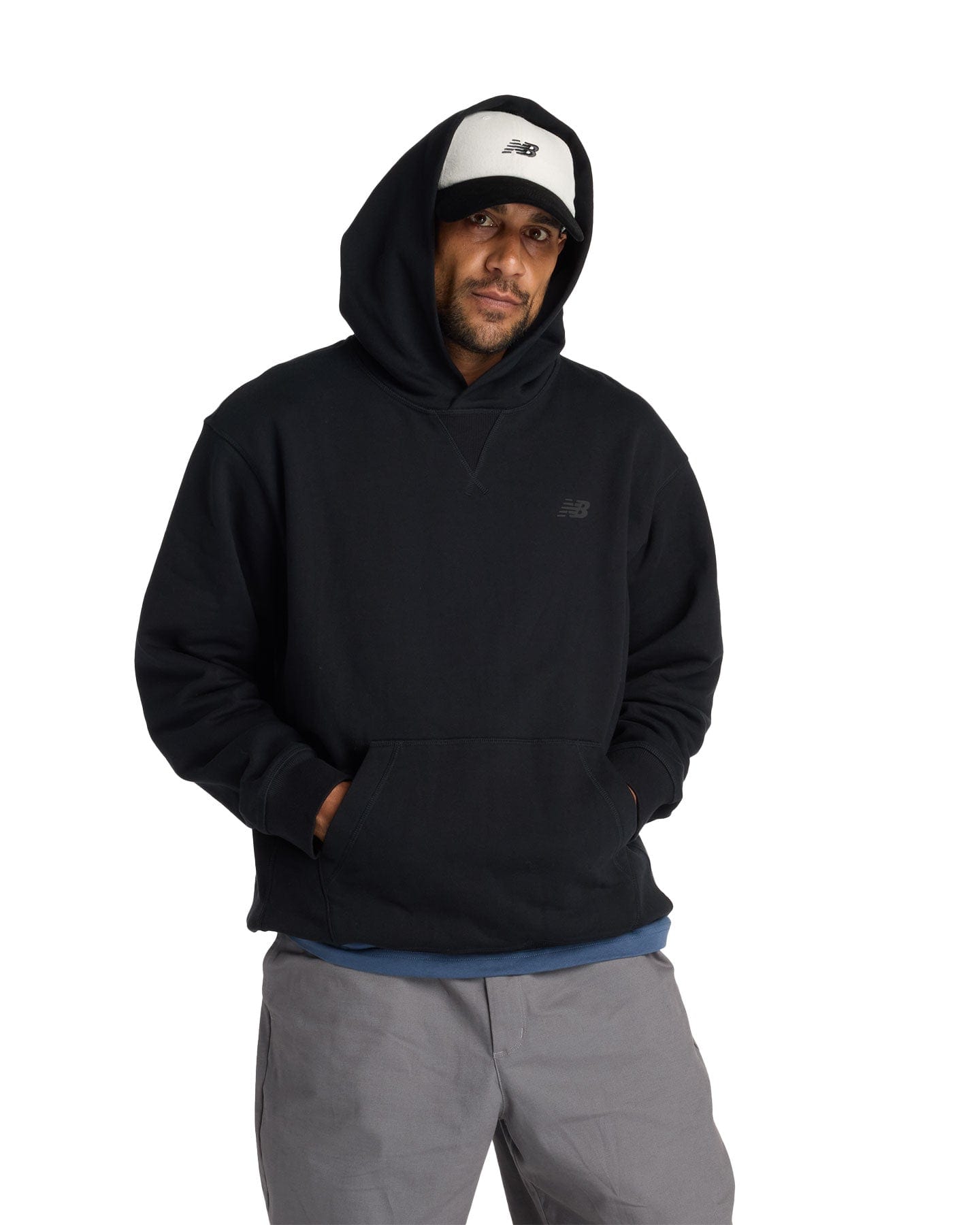 New Balance Numeric Athletic French Terry Hoodie - Black - -
