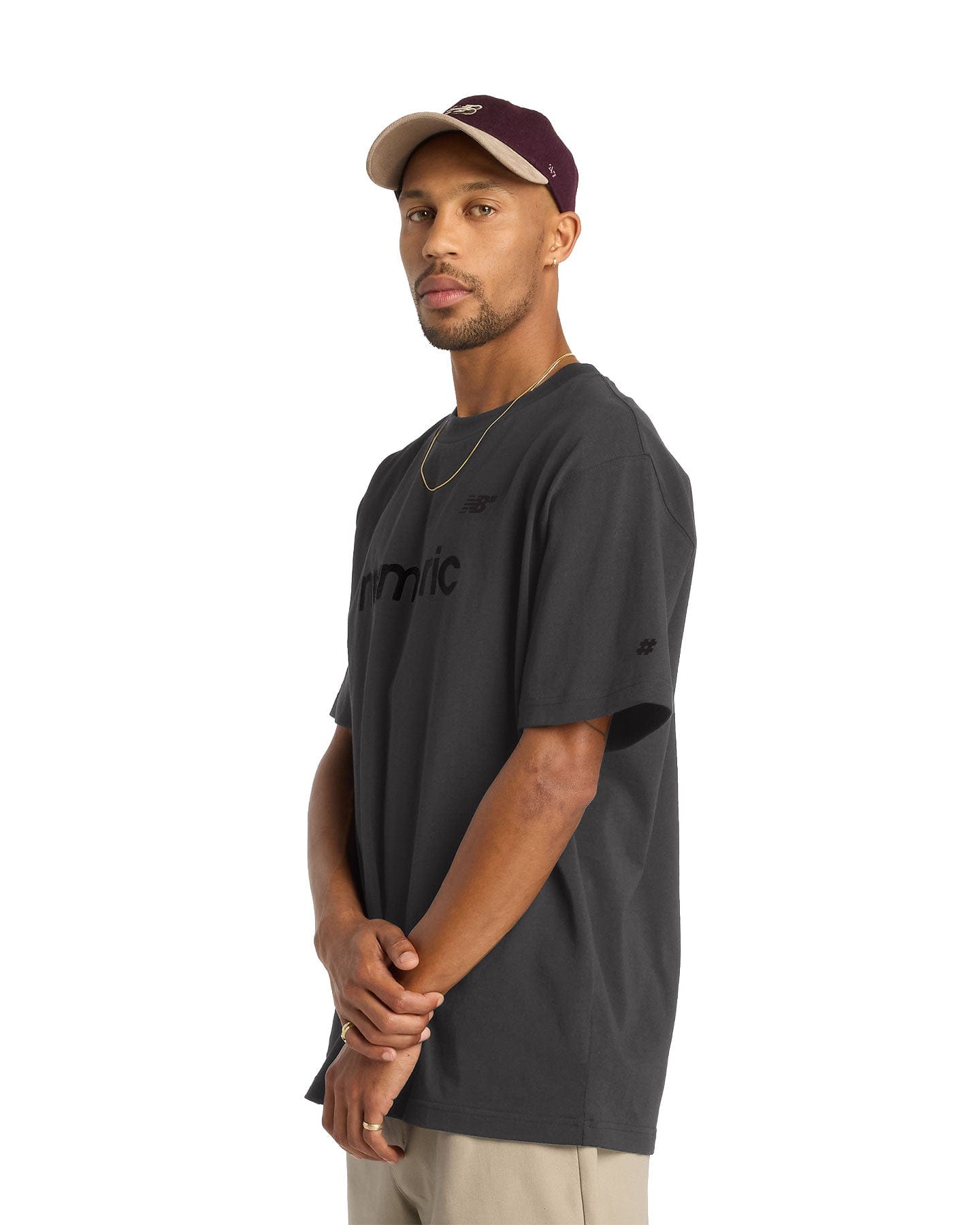 New Balance Numeric Cotton T-Shirt - Black - -