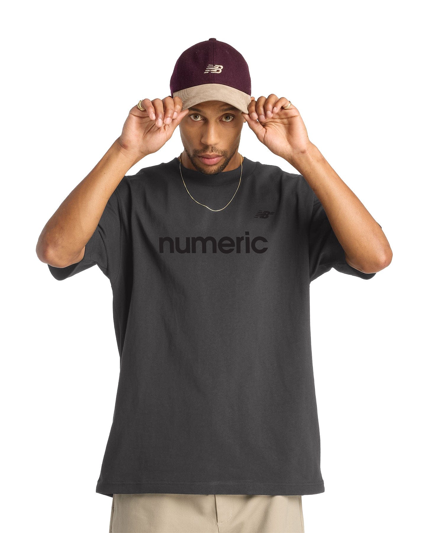 New Balance Numeric Cotton T-Shirt - Black - -