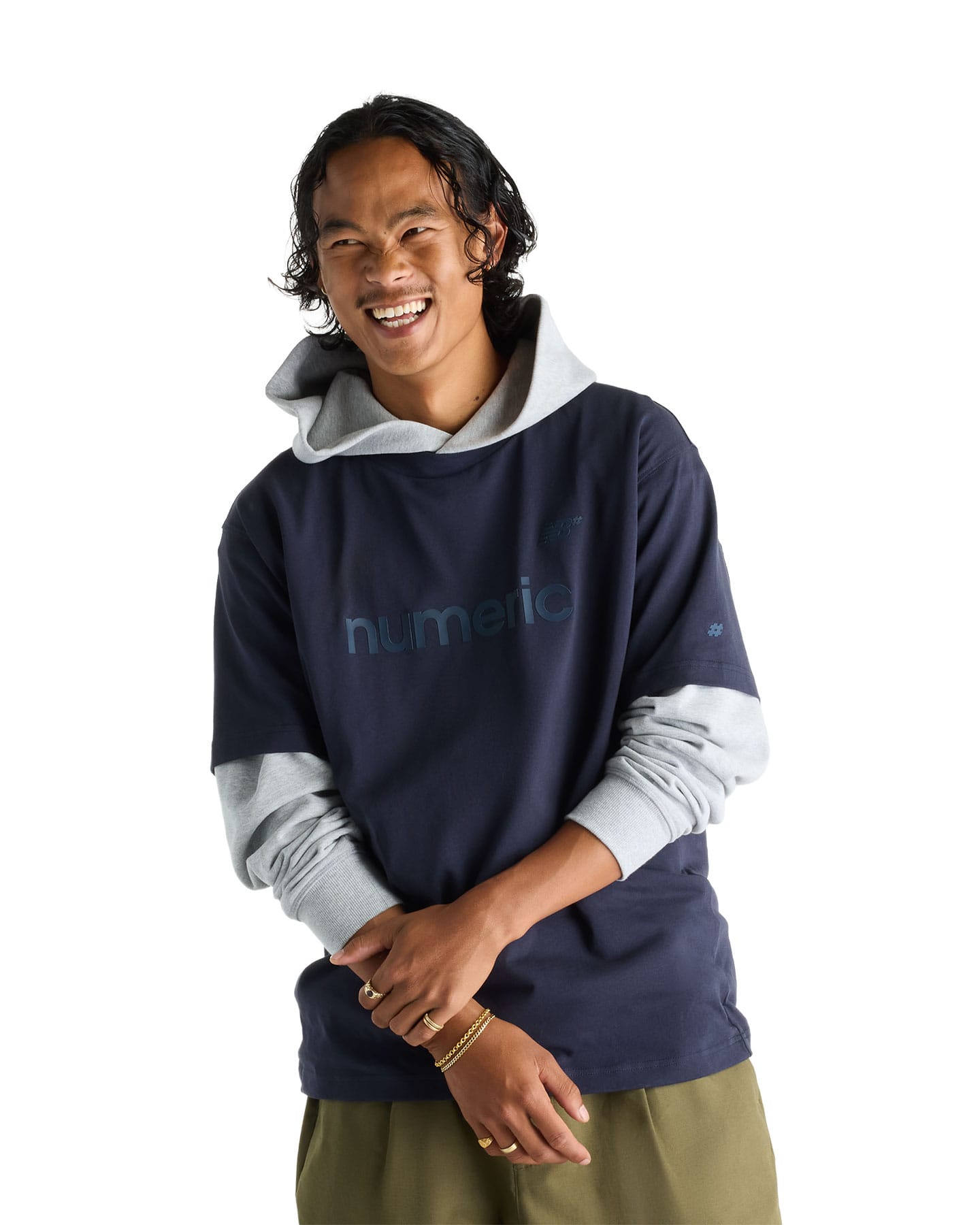 New Balance Numeric Cotton Tee - Dark Night - -
