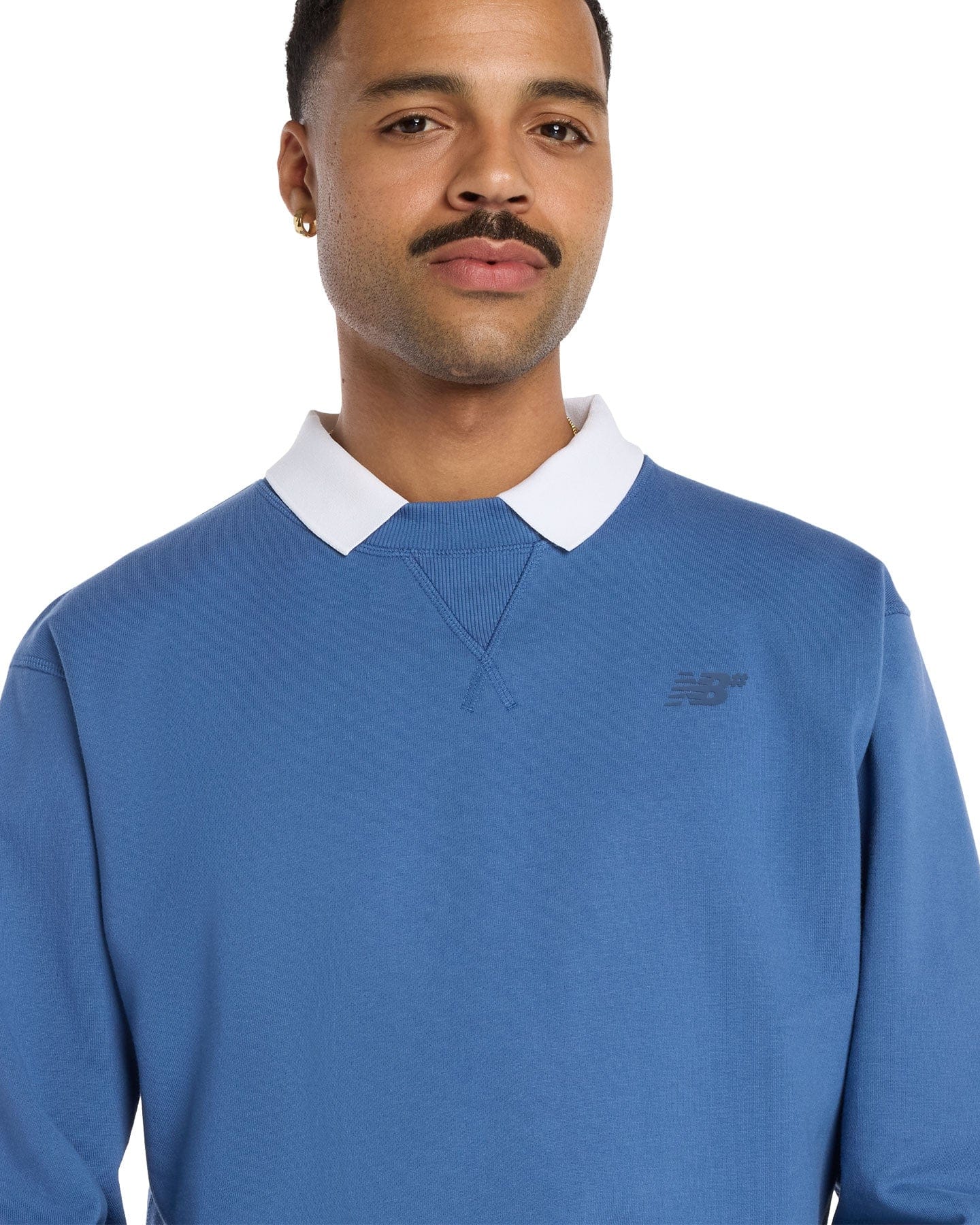 New Balance Numeric French Terry Crewneck - Magic Blue - -